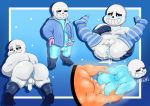  animated_skeleton bone genitals hi_res human humanoid_penis male male/male mammal masturbation mkcrown not_furry penile penile_masturbation penis sans_(undertale) skeleton undead undertale video_games 