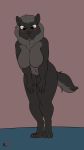  absurd_res anthro blush canid canine canis female hi_res mammal mr.smile solo wolf 