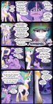  absurd_res better_version_at_source bodily_fluids bruised comic dialogue doublewbrothers equid female feral friendship_is_magic hi_res horn larger_female mammal mr-spider-the-bug my_little_pony princess_celestia_(mlp) size_difference smaller_female tears twilight_sparkle_(mlp) unicorn winged_unicorn wings 