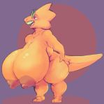  alphys anthro areola bedroom_eyes big_breasts breasts buckteeth color_edit colored edit eyewear female glasses hi_res huge_breasts hyper hyper_breasts narrowed_eyes nipples non-mammal_breasts nude open_mouth open_smile reptile sbshouseofpancakes scales scalie seductive seductivesquid short_stack side_view smile solo standing teeth thick_tail thick_thighs undertale video_games wide_hips yellow_body yellow_scales 