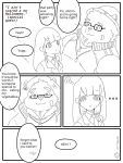  ... 2020 ? anthro clothing comic duo english_text eyewear female_protagonist_(tas) glasses hat headgear headwear male mammal overweight overweight_male pie_furry protagonist_(tas) straw_hat text tokyo_afterschool_summoners ursid video_games volos 