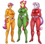  2020 abs accessory aged_up alex_(totally_spies) alpha_channel amber_eyes anthro anthrofied apple_bloom_(mlp) big_breasts bodysuit breasts clothed clothing clover_(totally_spies) curled_hair curvy_figure cutie_mark_crusaders_(mlp) digital_media_(artwork) earth_pony equid equine feathered_wings feathers female footwear friendship_is_magic fur green_eyes group hair hair_accessory hair_bow hair_ribbon hand_on_hip hands_behind_back high_heels horn horse long_hair looking_at_viewer mammal multicolored_hair multicolored_tail muscular muscular_female my_little_pony orange_body orange_fur pia-sama pony pterippus purple_eyes purple_hair red_hair ribbons sam_(totally_spies) scootaloo_(mlp) shoes short_hair simple_background size_difference skinsuit smile sweetie_belle_(mlp) thick_thighs tight_clothing totally_spies transparent_background two_tone_hair unicorn voluptuous white_body white_fur wide_hips wings yellow_body yellow_fur 