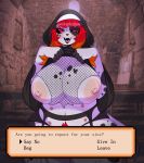  animated big_breasts breasts canid canine canis curvaceous curvy_figure dalmatian domestic_dog female game_(disambiguation) hi_res invalid_tag mammal nipples nun overweight piercing raine satanickpaws voluptuous 