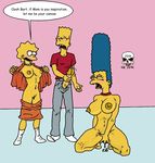  bart_simpson lisa_simpson marge_simpson the_fear the_simpsons 