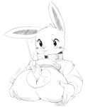  2019 anthro big_breasts blep blush bodily_fluids breast_grab breasts bust_portrait claws cleavage clothed clothing cum cum_on_breasts cumshot disembodied_penis duo eevee ejaculation erection eyelashes female female_focus front_view fur genital_fluids genitals glans greyscale hand_on_breast hi_res huge_breasts humanoid_penis jacket long_ears looking_down male male/female monochrome nintendo nipple_outline orgasm penis pok&eacute;mon pok&eacute;mon_(species) portrait sakana8888888 sex shirt solo_focus titfuck titfuck_under_clothes tongue tongue_out topwear video_games 
