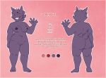  absurd_res anthro areola big_breasts breasts butt casual_nudity female fur gengar genitals hair hi_res model_sheet nintendo nude olive_(olive1155) pok&eacute;mon pok&eacute;mon_(species) portrait purple_areola purple_body purple_fur purple_hair pussy red_eyes solo video_games 