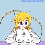  1:1 android animated blonde_hair breasts cave_story curly_brace duo female genitals hair humanoid humanoid_penis machine male male/female nipples not_furry penis robot robot_humanoid sex simple_background solo_focus titfuck video_games zedrin 