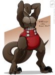  anthro diaper dinosaur dromaeosaurid hi_res male reptile scalie solo theropod walter_sache 