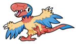  archen avian feathers feral fossil_pok&eacute;mon ladybugboots looking_at_viewer nintendo pok&eacute;mon pok&eacute;mon_(species) smile talons video_games 