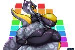  anthro araidian_(artist) big_breasts big_butt breasts butt cobra cybernetics cyborg female hi_res huge_breasts huge_butt huge_thighs hyper hyper_breasts hyper_butt hyper_thighs looking_at_viewer loudspeaker machine naga protogen-like_visor reptile rhythmicslither scalie serpentine snake thick_thighs unzipping 