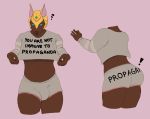  anthro big_butt butt canid canine canis clothing digital_media_(artwork) fur jackal league_of_legends male mammal nasus_(lol) riot_games sharkmaps simple_background solo thick_thighs video_games 