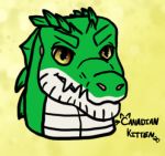  alligator alligatorid anthro canadiankitten cregon crocodile crocodilian crocodylid headshot icon low_res male reptile scalie 