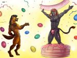  4:3 besitus birthday cake felid food hyaenid hyenajack lion mammal muscular pantherine surprise zourik 