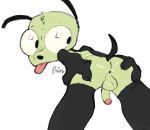  anus butt canid canine genitals gir hi_res invader_zim male mammal nickelodeon penis phiorb presenting presenting_anus solo 
