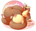  absurd_res anthro belly big_belly big_butt blush breasts brown_body brown_fur butt curvy_figure digital_media_(artwork) female fingers food force_feeding forced fur hair hi_res huge_butt hyper hyper_belly hyper_butt inflation lagomorph lopunny mammal morbidly_obese navel nintendo nude obese overweight pok&eacute;mon pok&eacute;mon_(species) simple_background smile solo thick_thighs video_games wide_hips zaphod 