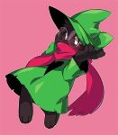  2018 anthro bovid caprine claws clothing deltarune eyewear fur glasses hat headgear headwear male mammal ralsei scarf simple_background solo sunoko24 video_games 