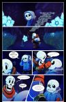  absolutedream animated_skeleton bone comic dialogue echo_flower english_text hi_res papyrus_(undertale) sans_(undertale) skeleton text undead undertale video_games 