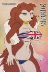  2020 5_fingers abs anthro athletic athletic_female bandeau_bikini biceps bikini bitch_print blue_eyes breasts british brown_body brown_fur canid canine canis claws clothing colleen collie countershading dialogue digital_media_(artwork) domestic_dog english_text european_union female fingers floppy_ears fur herding_dog hi_res looking_at_viewer makeup mammal mascara micro_bandeau_bikini micro_bikini multicolored_body multicolored_fur navel nipple_outline open_mouth pastoral_dog politics portrait road_rovers rough_collie scificat sheepdog signature simple_background small_waist solo standing swimwear talking_to_viewer tan_body tan_fur text three-quarter_portrait two_tone_body two_tone_fur under_boob united_kingdom url 