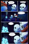  absolutedream animated_skeleton bone comic dialogue echo_flower english_text hi_res papyrus_(undertale) sans_(undertale) skeleton text undead undertale video_games 