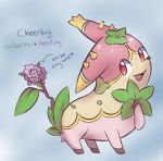  adopt branch cheerling chikorita deerling feral flower fusion grass_type hooves hybrid leaf long_ears low_res nintendo plant plant_tail pok&eacute;mon pok&eacute;mon_(species) red_eyes sinamuna spikes video_games 