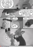  canid canine comic disney female fox fur hi_res judy_hopps lagomorph leporid male mammal nick_wilde rabbit text the_gory_saint zootopia 