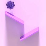  3d animated animated_gif commentary cortoony english_commentary falling no_humans original physics purple_background purple_theme ramp rolling shadow simple_background still_life 