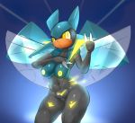  anthro anthrofied arthropod better_version_at_source breasts elpatrixf female genitals insect insect_wings nintendo nipples nude pok&eacute;mon pok&eacute;mon_(species) pok&eacute;morph pussy solo video_games vikavolt wings 