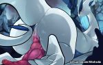  3_toes anal anal_masturbation anal_penetration animal_genitalia anus autopenetration avian blitzdrachin bodily_fluids butt cave conditional_dnp cum erection feet feral first_person_view genital_fluids genitals knot legendary_pok&eacute;mon looking_at_viewer looking_back lugia lying male masturbation nintendo on_front patreon penetration penis perspective pok&eacute;mon pok&eacute;mon_(species) presenting presenting_hindquarters smile solo tail_masturbation toes video_games waterfall 
