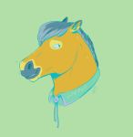  2020 anthro bojack_horseman clothed clothing dr._champ equid equine fawndog horse male mammal netflix shirt signature simple_background solo topwear 