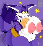  absurd_res anthro big_breasts big_the_cat breasts crossgender female hi_res huge_breasts mklancer00 mostly_nude nipples slightly_chubby solo sonic_the_hedgehog_(series) 
