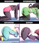  amphibian amphibian_humanoid animal_humanoid ashido_mina asui_tsuyu bokuman clothing female frog_humanoid hair human humanoid kyoka_jiro legwear mammal my_hero_academia ochaco_uraraka pink_body pink_hair pink_skin purple_hair tights 