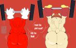  absurd_res bark_the_polar_bear big_breasts bodily_fluids breasts butt crossgender female hi_res huge_breasts knuckles_the_echidna mklancer00 muscular nude sonic_the_fighters sonic_the_hedgehog_(series) sweat 