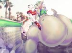  anthro big_butt butt canid canine canis dalmatian domestic_dog hand_on_hip huge_butt hyper hyper_butt male male/male mammal marshall_(paw_patrol) mixed_breed paw_patrol rocky_(paw_patrol) tongue tongue_out xtrent968 