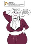  anthro ask_blog bra canid canine canis clothed clothing dialogue domestic_dog english_text female fully_clothed hi_res jwinkz mammal nordic_sled_dog samantha_(jwinkz) samoyed simple_background solo spitz text underwear white_background 