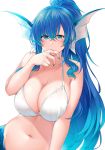  bikini_top cleavage matsunoki mermaid monster_girl tagme 