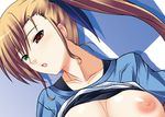  breasts heterochromia kuronezumi large_breasts lyrical_nanoha mahou_shoujo_lyrical_nanoha_strikers older solo vivio 