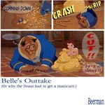  beast beauty_and_the_beast beerman belle crossover disney lilo_and_stitch stitch 