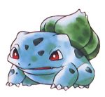  1996 3_toes ambiguous_gender blue_body blue_skin blue_spots bulb bulbasaur claws cute_fangs fangs featureless_crotch feral flora_fauna front_view full-length_portrait green_body ken_sugimori leaf light lighting low_res nintendo official_art open_mouth open_smile plant pok&eacute;mon pok&eacute;mon_(species) portrait quadruped red_eyes scalie seed shadow simple_background smile solo spots spotted_body spotted_skin standing toe_claws toes traditional_media_(artwork) video_games white_background white_claws 