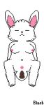  anal anal_penetration animated anthro ass_up bluob_(artist) eyes_closed female lagomorph leporid lying mammal nude on_back penetration rabbit short_playtime solo_focus unimpressed 