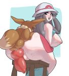  animal_genitalia animal_penis bestiality big_breasts big_butt big_penis blush bodily_fluids breasts butt canine_penis duo eevee female female_on_feral feral genitals hi_res human human_on_feral interspecies knot larger_female larger_human leaf_(pok&eacute;mon) male male/female mammal nintendo penis pok&eacute;mon pok&eacute;mon_(species) pok&eacute;philia pussy size_difference skitter-leaf smaller_feral smaller_male sweat video_games 