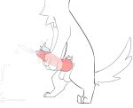  animal_genitalia animal_penis aquest balls blush bodily_fluids canid canine canine_penis canis cock_transformation cum cum_from_mouth cum_in_mouth cum_inside domestic_dog genital_fluids genitals hi_res knot male mammal masturbation nude penis transformation 