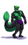 10:16 anthro bobert buffzard_(character) bulge canid canine canis clothing dragon hi_res hybrid looking_at_viewer male mammal muscular nipples simple_background smile underwear white_background wolf 