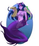  alpha_channel alternate_species big_breasts breasts bunnynha female friendship_is_magic hi_res marine merfolk my_little_pony spike_(mlp) twilight_sparkle_(mlp) watermark 