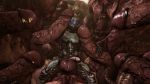  16:9 baron_of_hell big_penis demon doom doom_(series) doom_guy erection faceless_male genitals group hi_res huge_penis human hyper hyper_genitalia hyper_penis imminent_sex male male/male mammal penis penis_everywhere senyoryiffad_(artist) sex size_difference video_games 