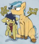  dialogue duo equid equine fan_character horse male mammal marsminer my_little_pony pony 