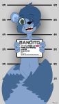  2020 absurd_res anthro arrested digital_media_(artwork) english_text fangs hi_res lineup looking_at_viewer male mammal model_sheet open_mouth procyonid raccoon rickochet simple_background smile solo teeth text tongue 