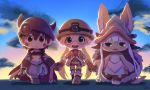  anthro character_request female fur group hi_res human lagomorph made_in_abyss male mammal nanachi narehate tagme tan_body tan_fur uno_yuuji 