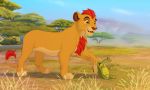  2017 5:3 aged_up body_hair chest_hair disney duo felid feral fur hair hi_res kion lion looking_at_another looking_down male mammal mane mane_hair open_mouth open_smile outside pantherine reallynxgirl red_hair reptile scalie smile solo standing tail_tuft the_lion_guard the_lion_king tortoise tuft turtle yellow_body yellow_fur 