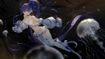  baisi_shaonian bubbles dark fate/grand_order fate_(series) meltryllis underwater water 