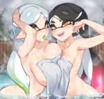  animal_humanoid big_breasts blush breast_squish breasts breasts_frottage callie_(splatoon) cephalopod cephalopod_humanoid female female/female humanoid inkling jtveemo looking_at_viewer marie_(splatoon) marine marine_humanoid mollusk mollusk_humanoid nintendo nude partially_submerged splatoon squish tongue tongue_out video_games wet 